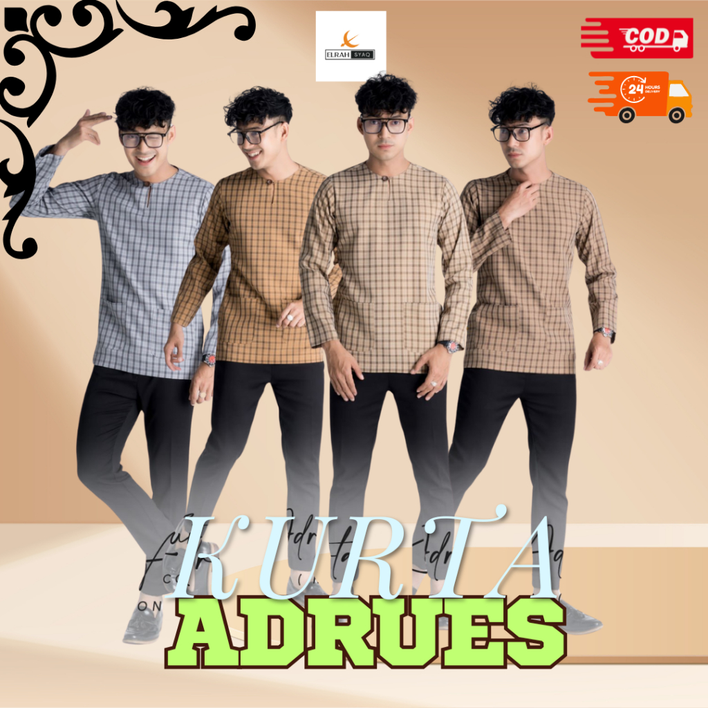 KURTA KLASIK ELRAH ADRUES BY ELRAH EXCLUSIVE REGULAR FIT