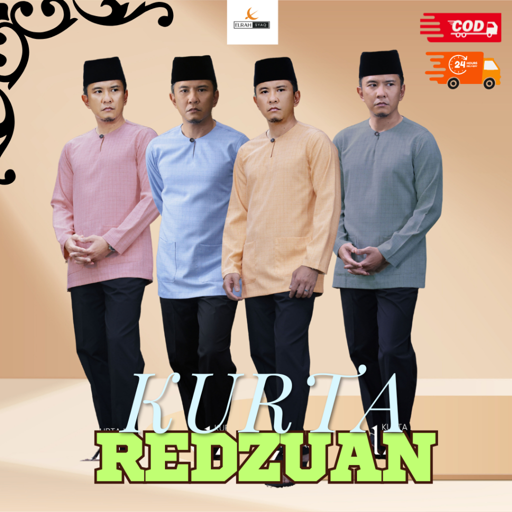 KURTA ELRAH KLASIK REDZUAN โดย ELRAH EXCLUSIVE REGULAR