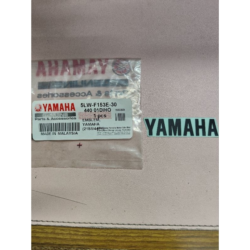 สติ๊กเกอร์ (YAMAHA)(HITAM) มาตรฐาน (DEKAT COVER SPOLYER SANA สติ๊กเกอร์) Nouvo, Nouvo, LC135, RXZ (5