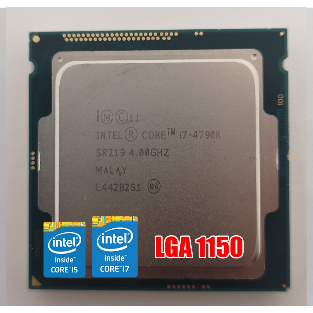 โปรเซสเซอร์ CPU Intel CoreTM i3/i5/i7 มือสอง / LGA1150 / 3.70 GHz / ️กราฟิกแบบครบวงจร / Barang Terpa