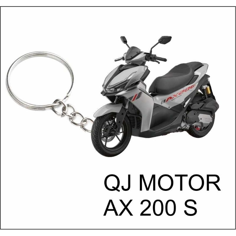Qjmotor ax200 qj ax 200 สกู๊ตเตอร์ 2d พวงกุญแจ AX200S