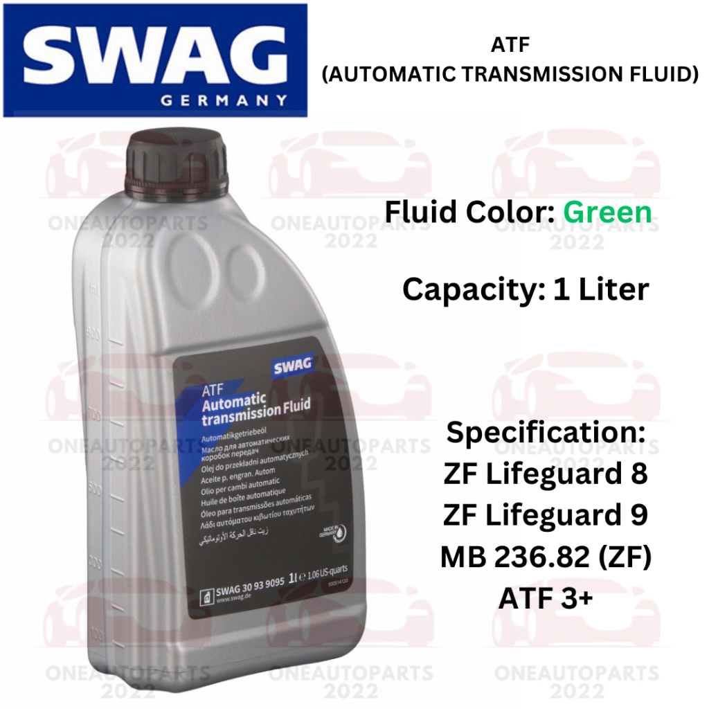 SWAG GERMANY ATF (1 ลิตร) AUDI (8AT) Q7 (4MB) 3.0 TFSI Q5 (8RB) 2.0 TFSI A6 (C7) 2.0t Hybrid