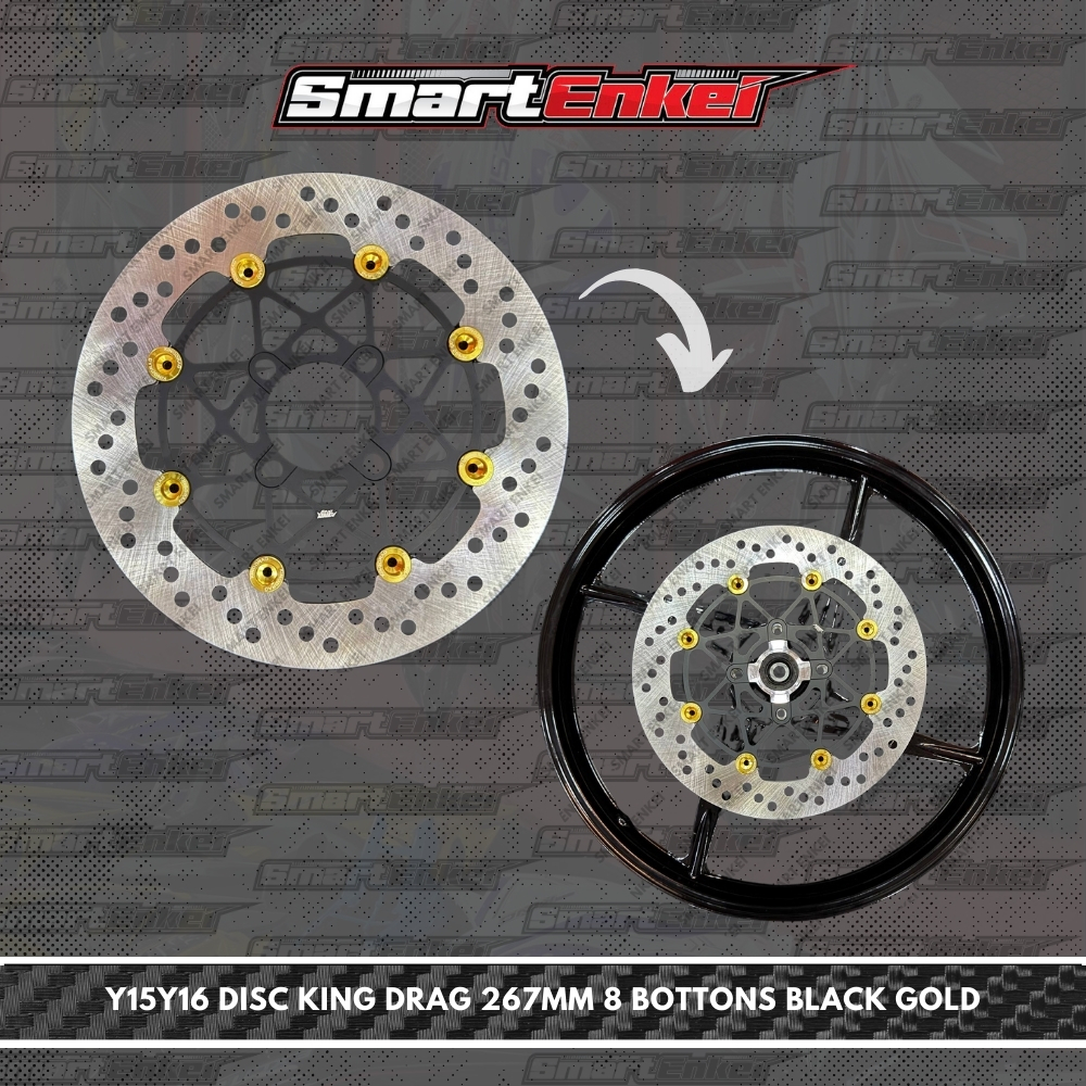 Y15/Y16 DISC KING DRAG 267MM 8 ปุ่ม