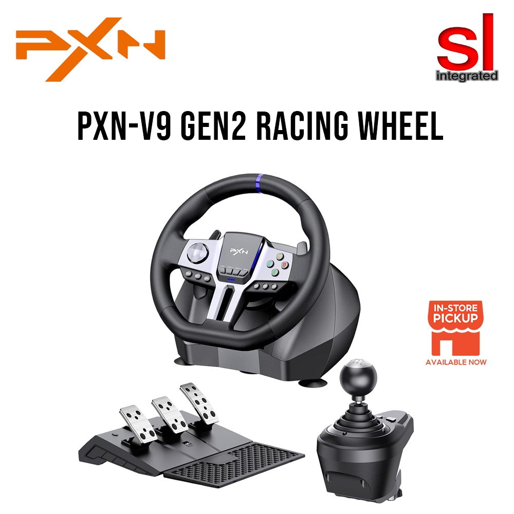 PXN V9 GEN2 PC พวงมาลัย Universal Usb รถซิม 270/900 องศา Race พวงมาลัย 3 จุดและ Shifter