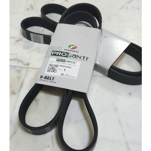 PERODUA MYVI GEN3 D20N 1.3 BEZZA 1.3 D63D D88G เข็มขัดพัดลม 6PK1162 9004A-63R01