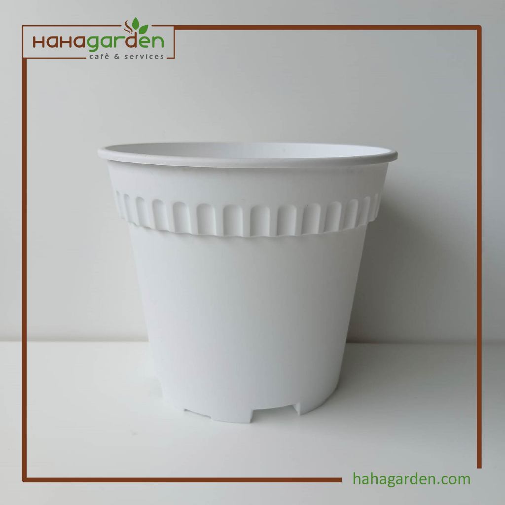 Baba BI-RD-150 กระถางดอกไม้ (สีขาว)