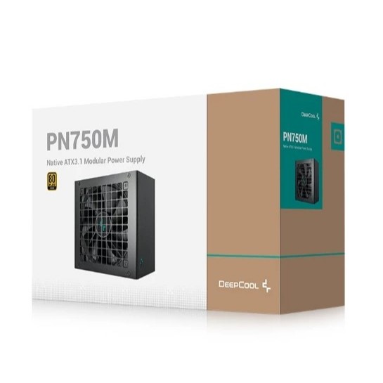 DEEPCOOL PN750M (750W) / PN850M (850W) / PN1000M (1000W) ATX3.1 80 Plus Gold Full Modular PSU