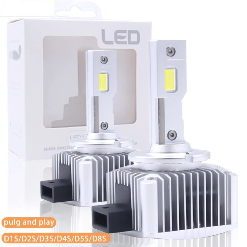 หลอดไฟหน้า LED D1S D2S/R D3S D4S D5S D8S โคมไฟเปลี่ยนไฟหน้าปลั๊กรถเล่น HID Ballast
