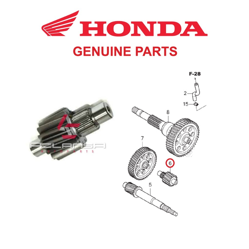 เพลาเคาน์เตอร์ 13T ( 23421-K1Z-J10 ) ADV 160, PCX 160 & Vario 160 💯 ฮอนด้า