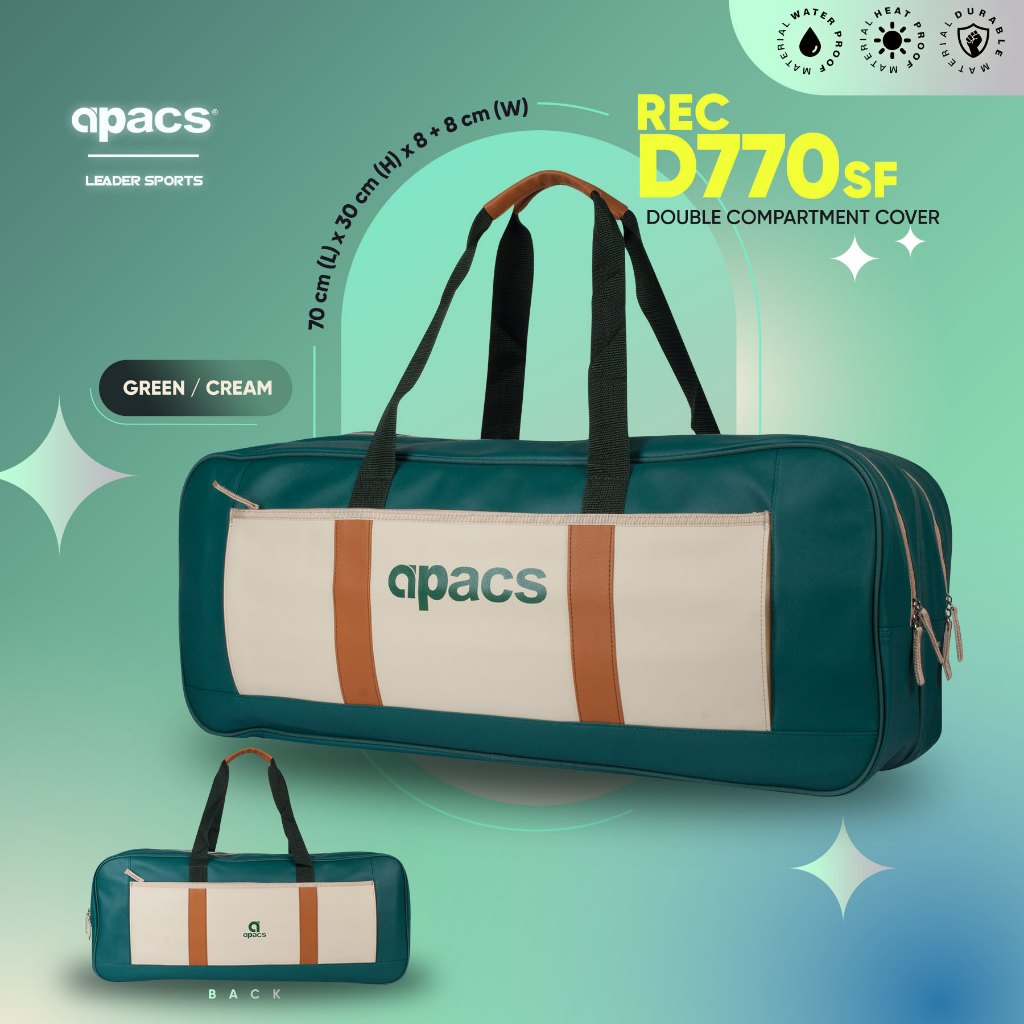 APACS RECTANGLE DOUBLE-COMPARTMENT BAG D770