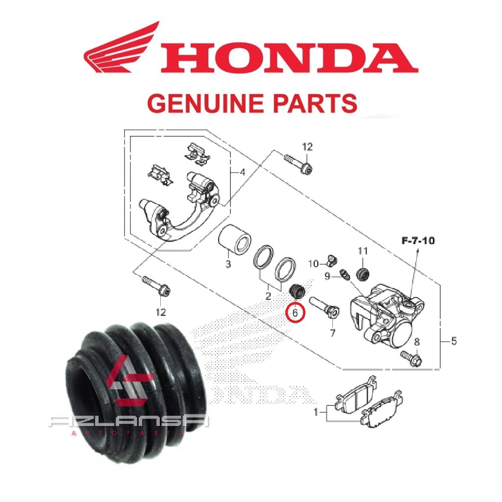 ฝาครอบกันฝุ่น ( 43234-S04-003 ) Forza, NSS, ADV 150, ADV 160, PCX, PCX 160, & Vario 160 💯 ฮอนด้า