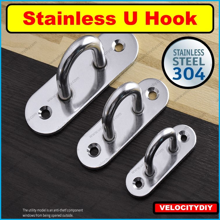 ตะขอแขวนพัดลมสแตนเลส U Hook Celing Hook
