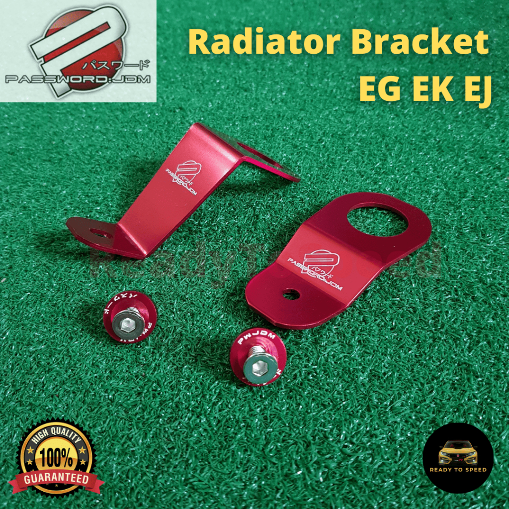 JDM ขายึดหม้อน้ํา EG EK EJ Honda Civic พร้อม Bolt & Washer (1 ชิ้น)
