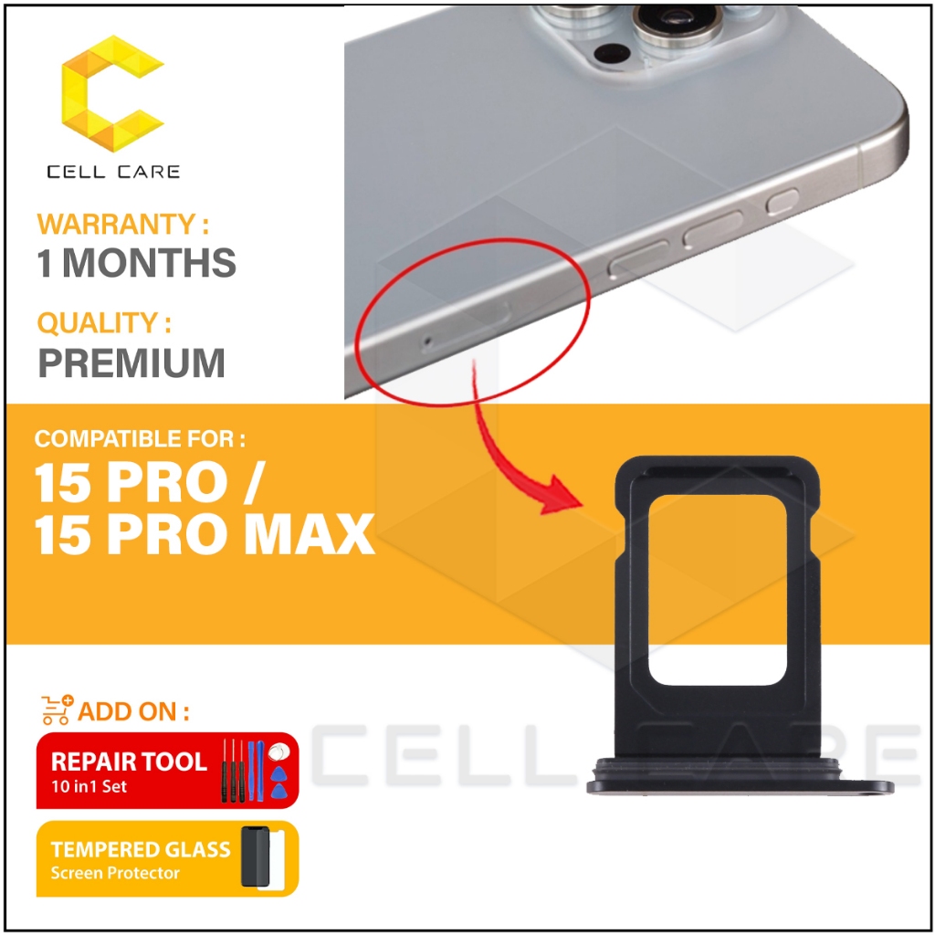 ที่วางถาดซิมสําหรับ IP 15 PRO / IP 15 PRO MAX