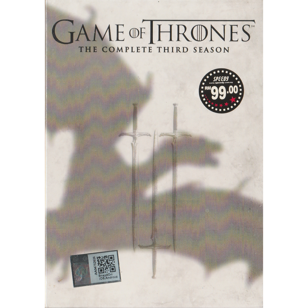 Dvd GAME OF THRONES : THE COMPLETE THIRD SEASON