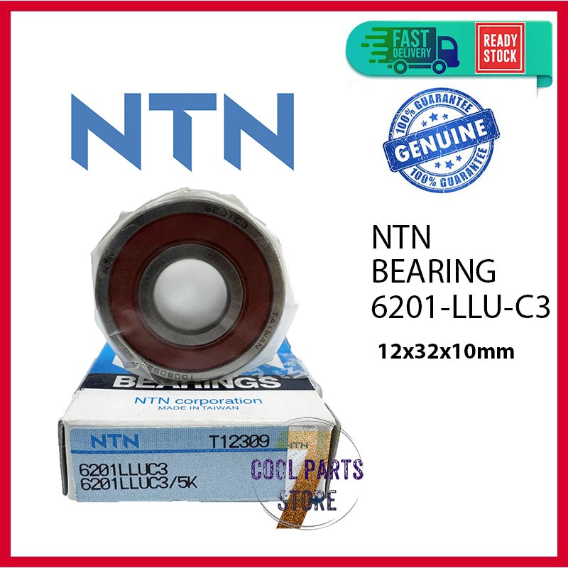 6201 LLU C3 NTN แบริ่ง 6201LLU (12 X 32 X 10mm)