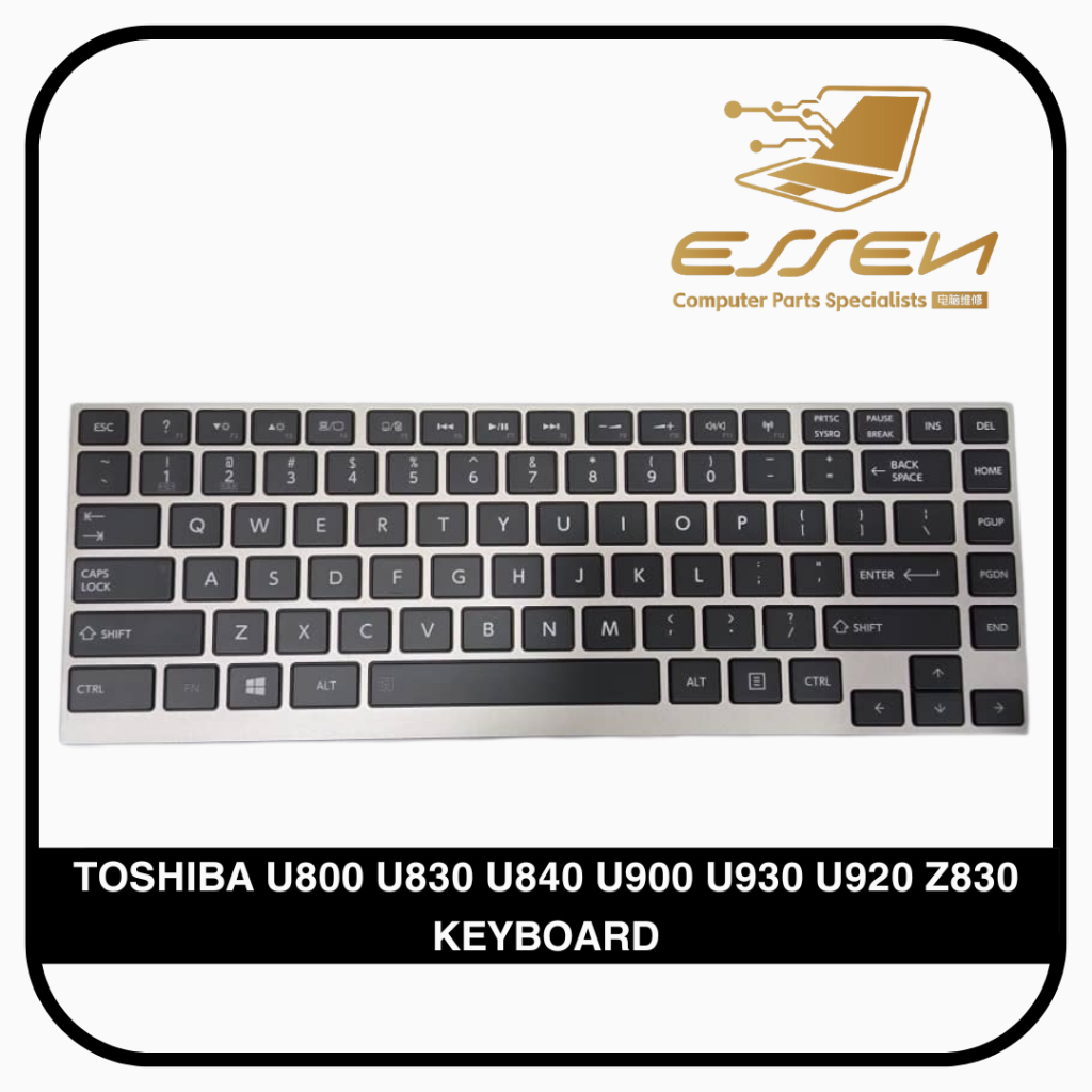 แป้นพิมพ์ทดแทนสําหรับ TOSHIBA U800 U830 U840 U900 U930 U920 Z830 คีย์บอร์ด