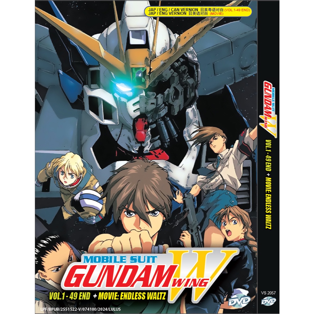 Dvd ชุดมือถืออนิเมะ Gundam Wing Vol.1-49 End + Movie : Endless Waltz