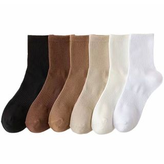 [FAST SHIPPING] 5 Pairs Womensocks, fashion socks, stokin tebal, mid tube socks, crew socks, casual socks, outdoor socks
