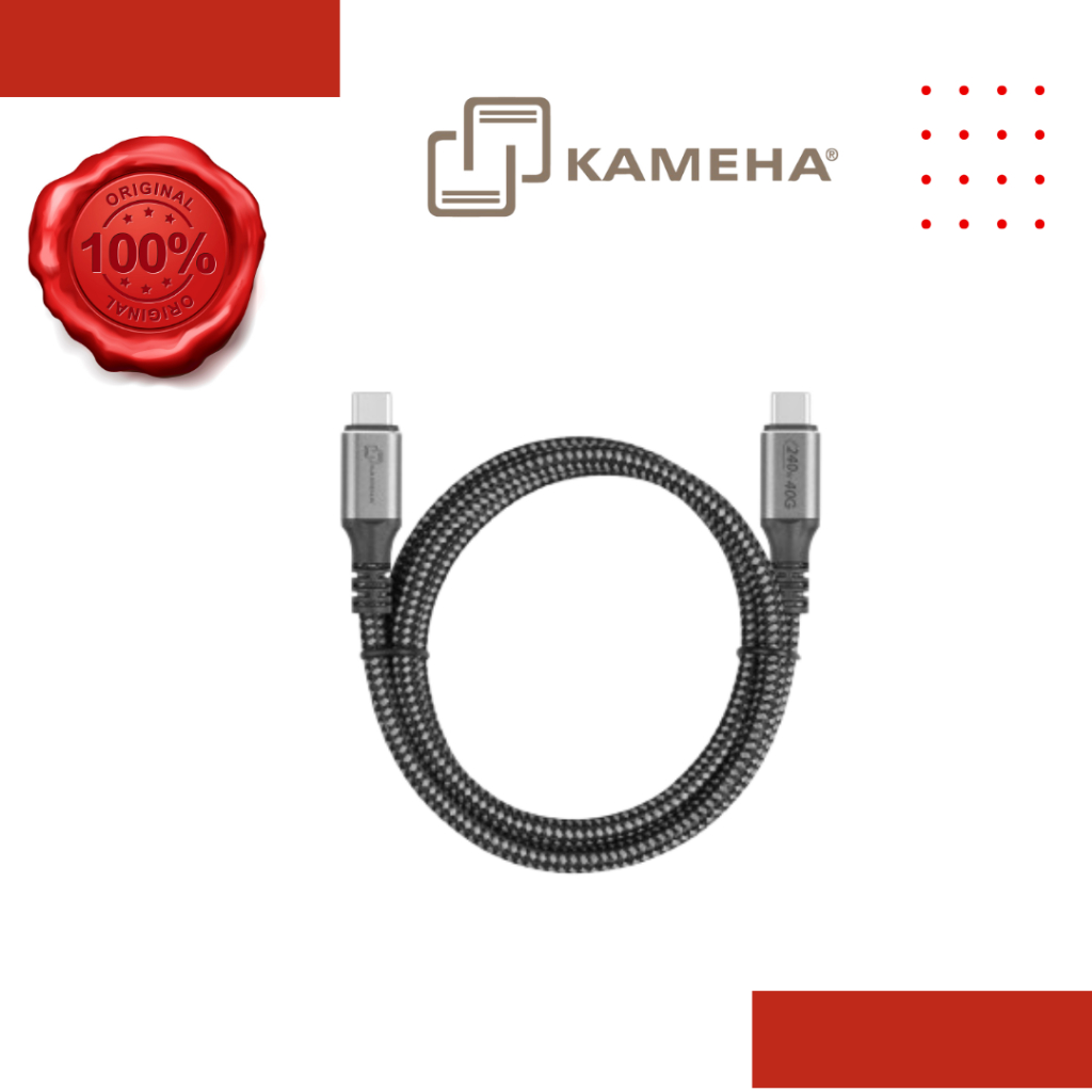 KAMEHA KA255 สาย USB 4.0 TYPE CC 40G 240W 8K60HZ 1METER