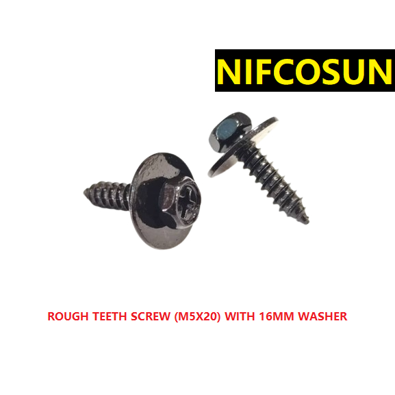 ROUGH TEETH SCREW (M5X20) พร้อมเครื่องซักผ้า 16 มม