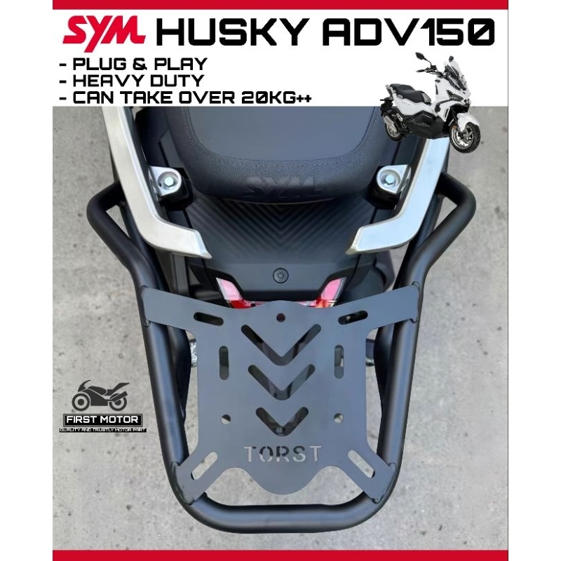 SYM HUSKY ADV 150 ADV150 HEAVY DUTY RACK ดัดแปลงอุปกรณ์เสริมอุปกรณ์เสริม AKSESORI