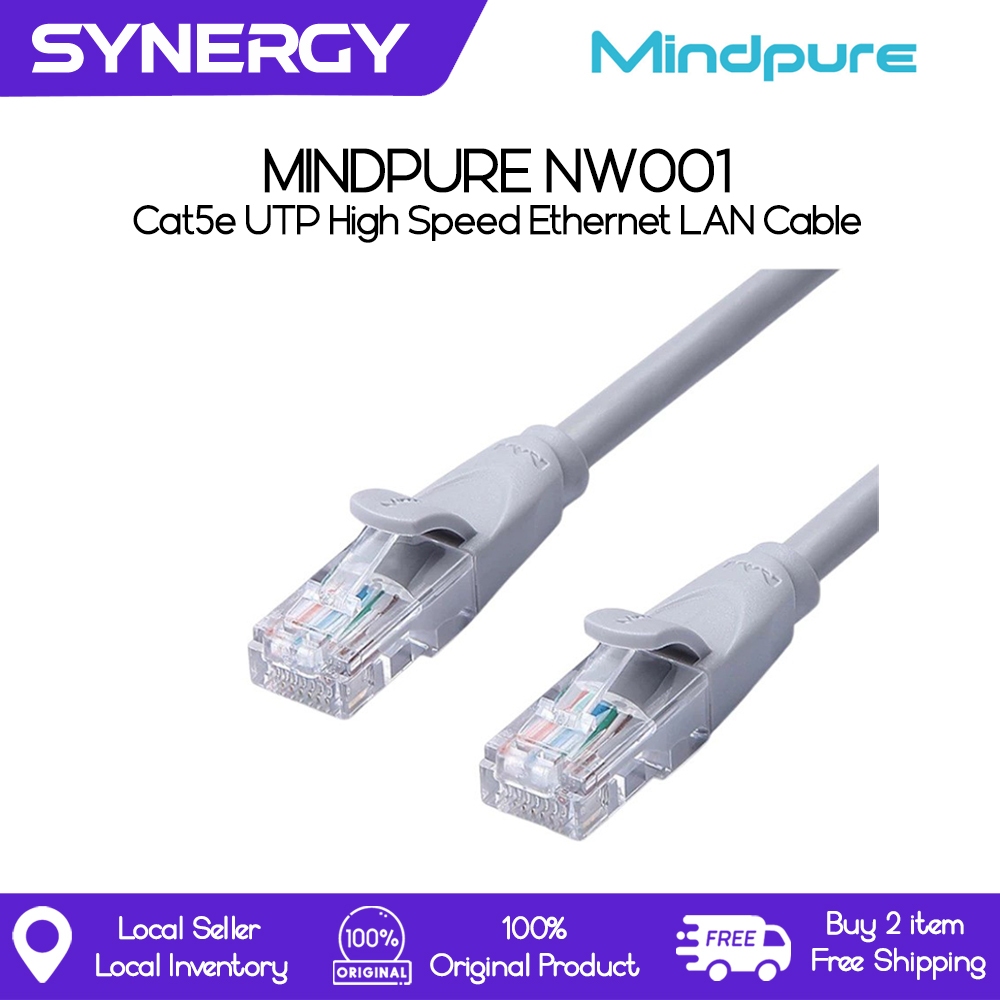 Mindpure NW001 Cat5e UTP สาย LAN Ethernet ความเร็วสูง