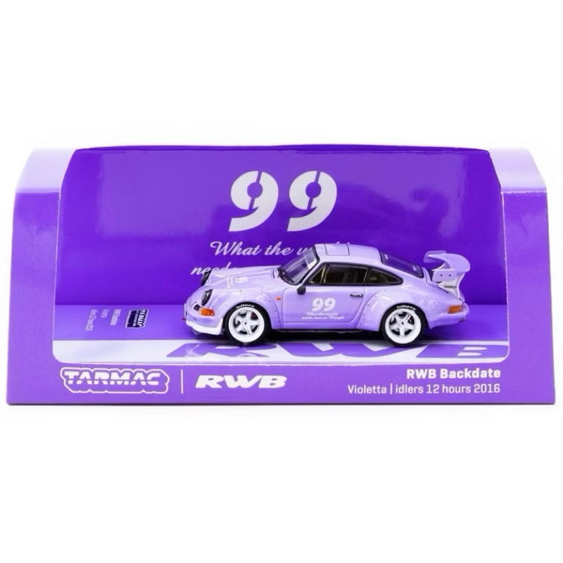 TARMAC WORKS 1/64 RWB BACKDATE VIOLETTA IDLERS 12 HOURS 2016