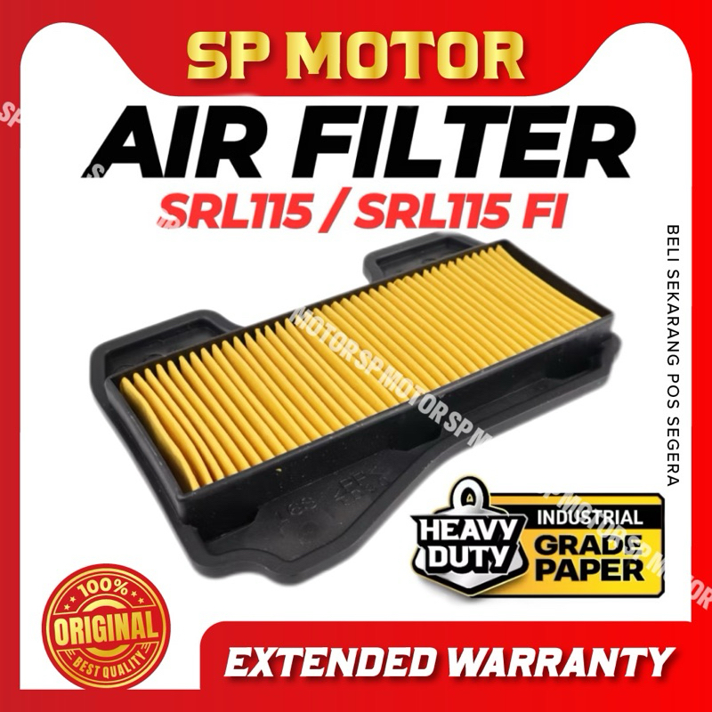 AIR FILTER Yamaha Lagenda SRL115 / SRL115z / SRL115zR / SRL115 Fi Air Cleaner , Penapis Udara / Angi
