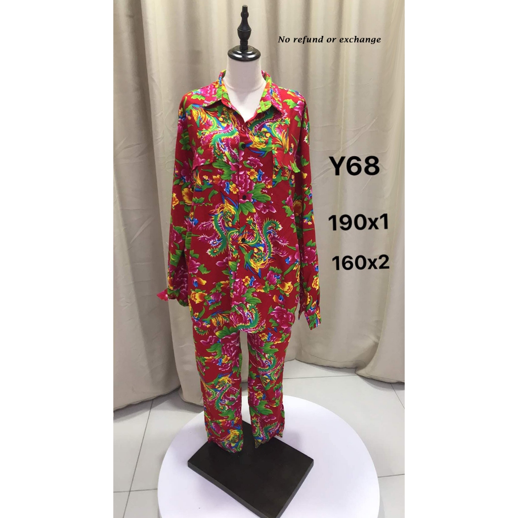 ชุดเสื้อ Pre-loved Second Hand 80% เหมือนใหม่ 190 (XL-XXL Size] /เสื้อ套装 ขาย 8.0成新