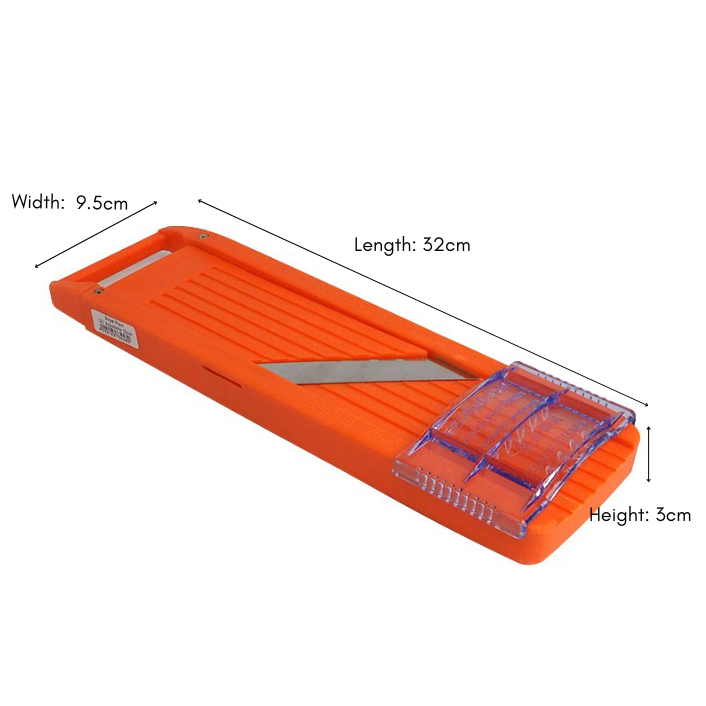 Benriner Slicer Japan เครื่องตัดแบบปรับได้ Mandoline Slicer Sagat Serbaguna Penyagat เครื่องขูดอเนกประสงค์