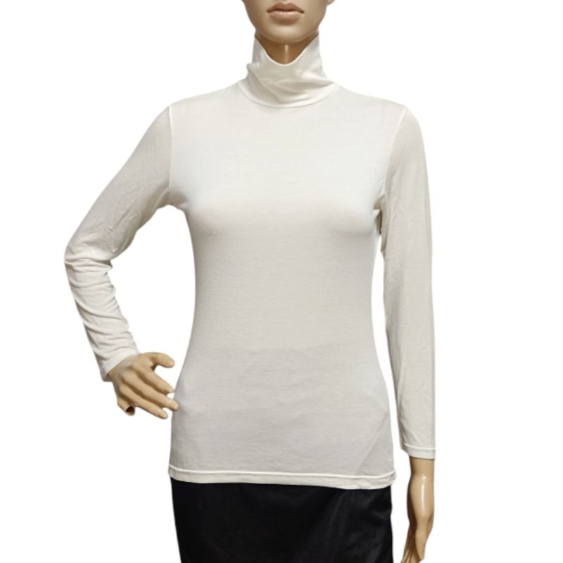 LPM239 - (M) UNIQLO เสื้อเชิ้ตคอเต่าผู้หญิงที่อบอุ่นด้านใน