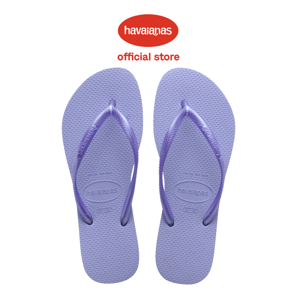 Havaianas Womens Slim Flip Flops - Lilac Breeze