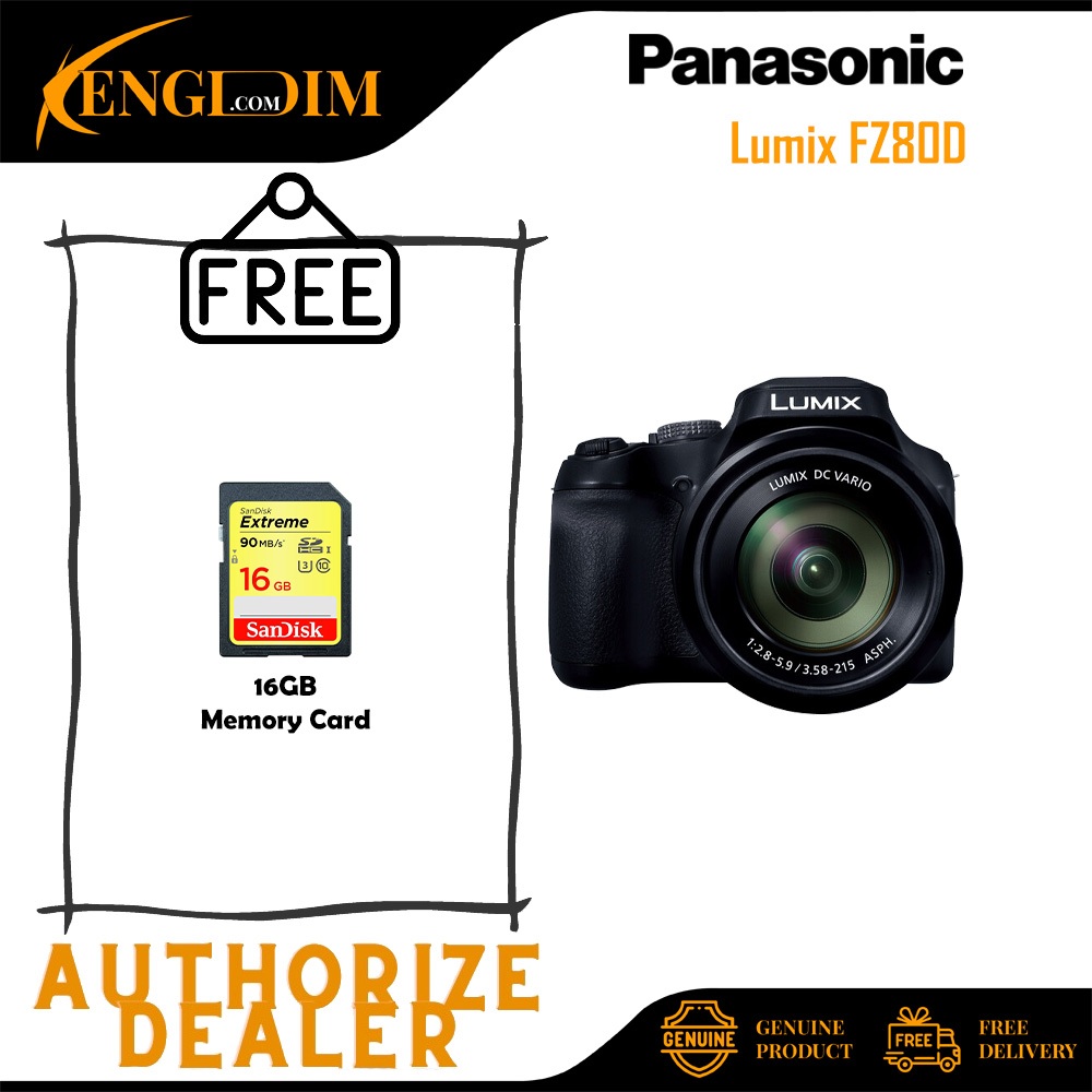 กล้องดิจิตอล Panasonic Lumix FZ80D