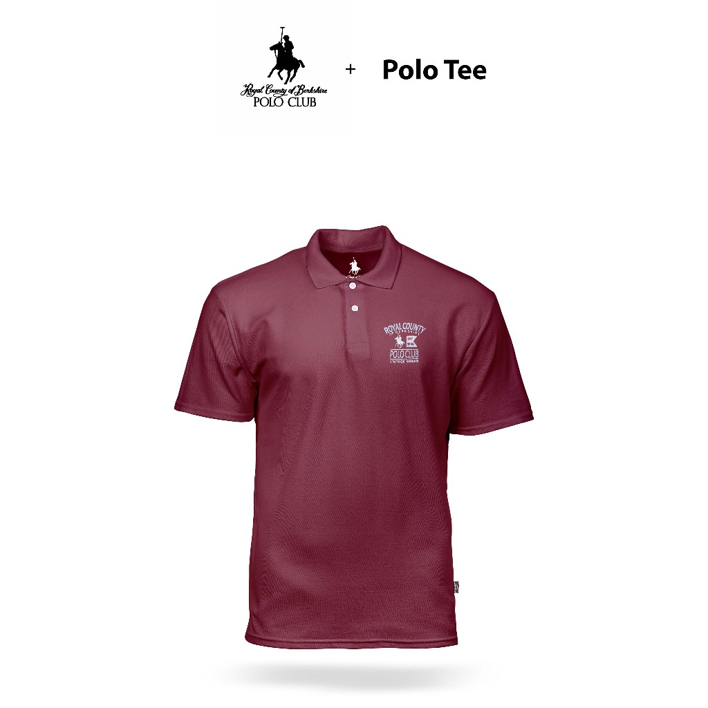 RCB Polo Club Men เสื้อโปโลแขนสั้นคอปก MTS12148 - สี Maroon