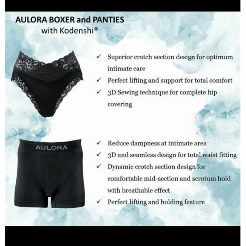 Aulora Boxers & กางเกงในพร้อม kodenshi-