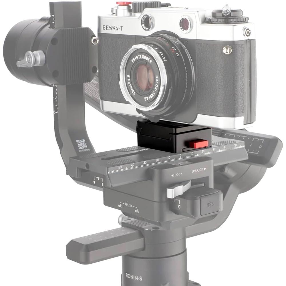 Quick Release V Mount ล็อคแผ่น QR สําหรับ DSLR Slider DJI Ronin S SC Zhiyun Crane Weebill Moza Video