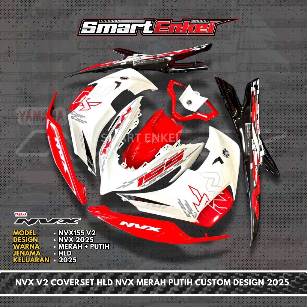 HLD-NVX V2 COVERSET NVX MERAH PUTIH CUSTOM DESIGN 2025 HLD