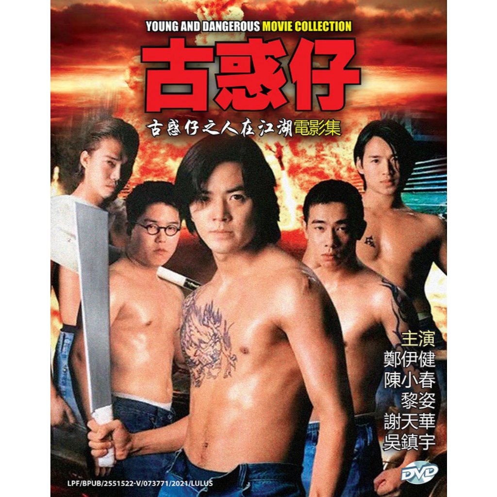 DVD Movie Young And Dangerary Movie Collection 1-6 古仔 Shadow Series