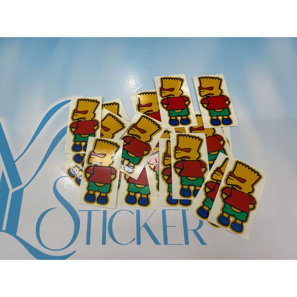 สติ๊กเกอร์ การ์ตูน Simpson kuning