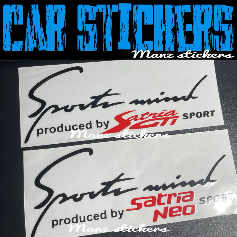 SPORT MIND SATRIA NEO TURBO GTI / สติ๊กเกอร์รถยนต์
