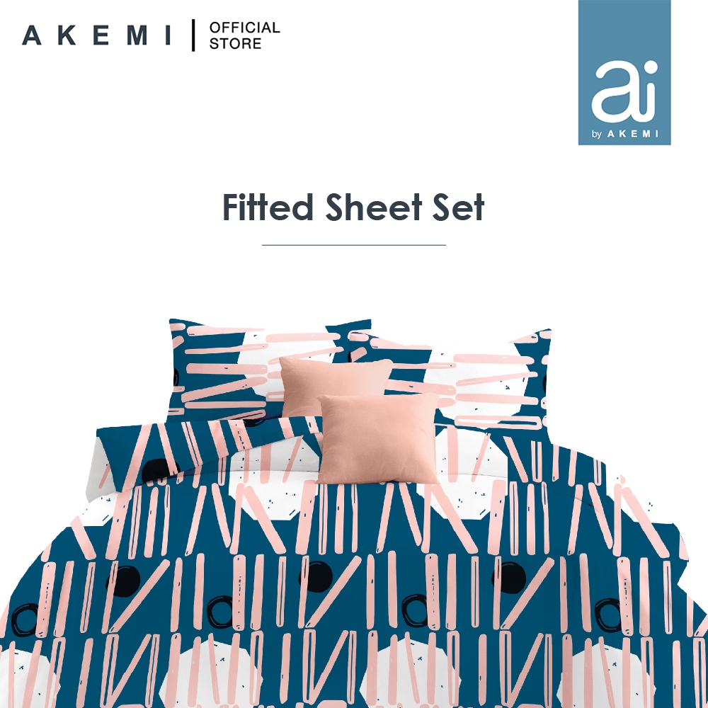 Ai by AKEMI Cheery Collection ชุดผ้าปูที่นอน 650TC (Queen)