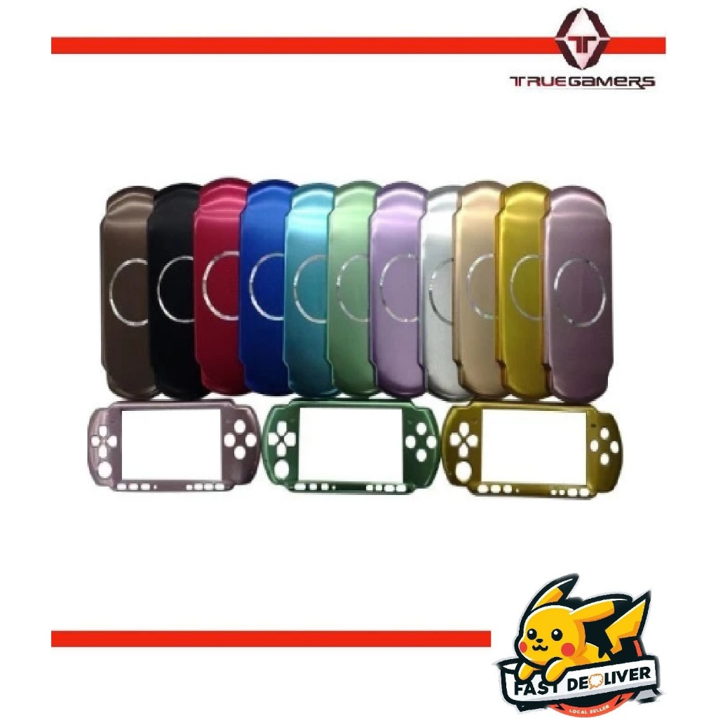 Sony Psp Playstation Portable 2/3k 2000/3000 อลูมิเนียมป้องกัน chrome Hard shell Case Cover