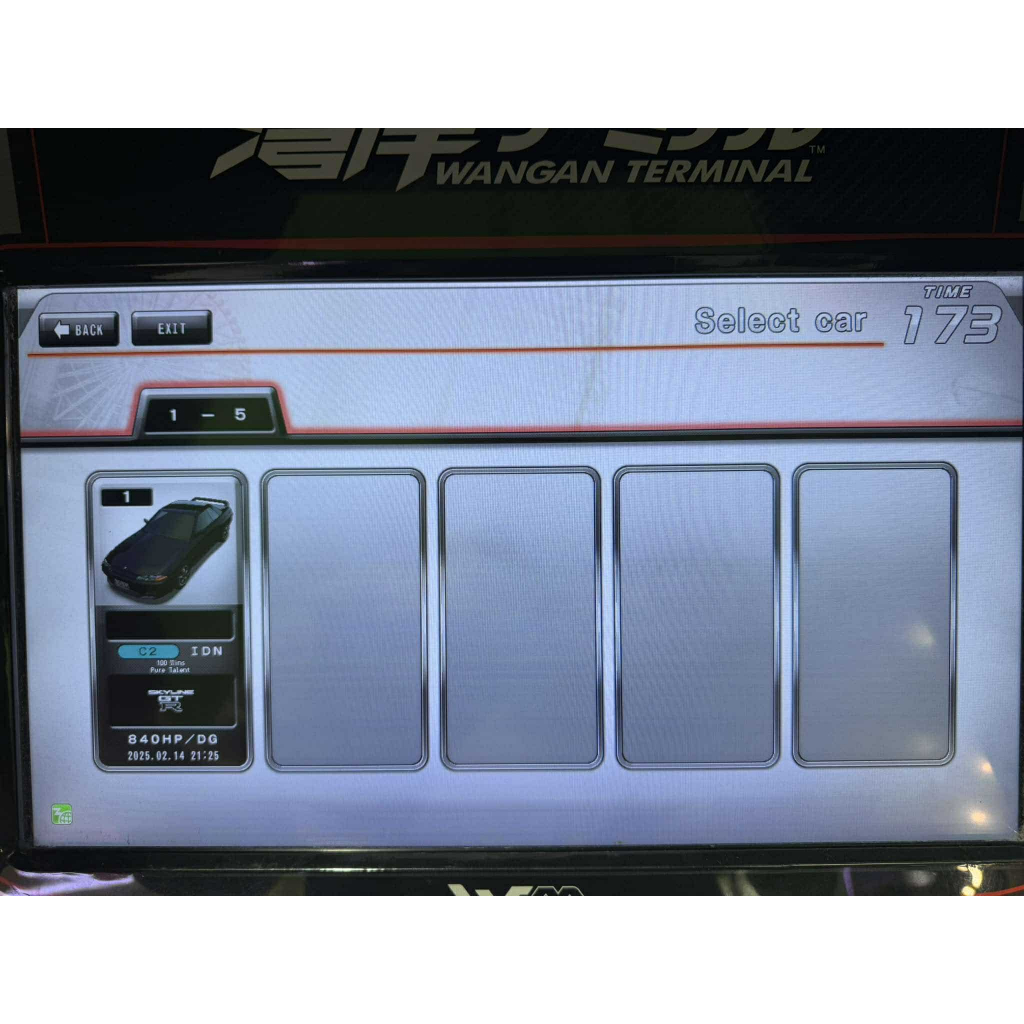 (40)Wangan Midnight 6RR Car Data- (R32-100Wins มิเตอร์สีเหลือง) (Banapassport+Email รวม ✅️ )
