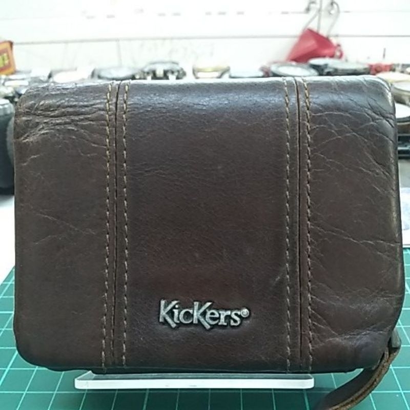 Kickers LEATHER Wallet 13Card COMPARTMENT 1 POCKET MONEY 1 ZIPPER