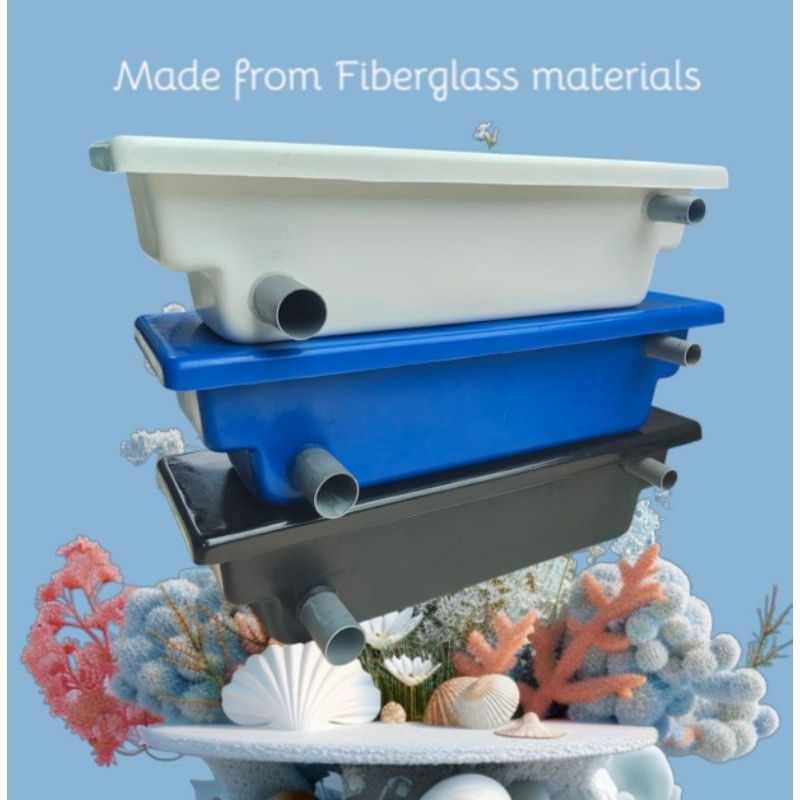 [2Feet] กล่องกรองไฟเบอร์กลาส AF156-L2 xW6" x H7"