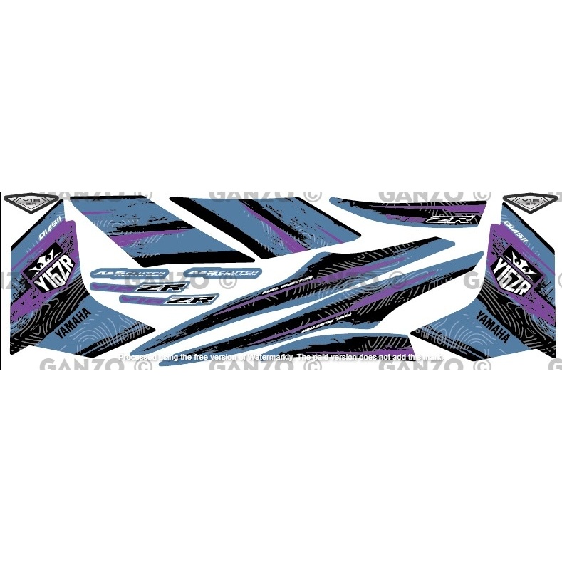 สติ๊กเกอร์ STRIPE YAMAHA COVERSET Y16ZR V1 BUTTERFLY STANDARD DESIGN