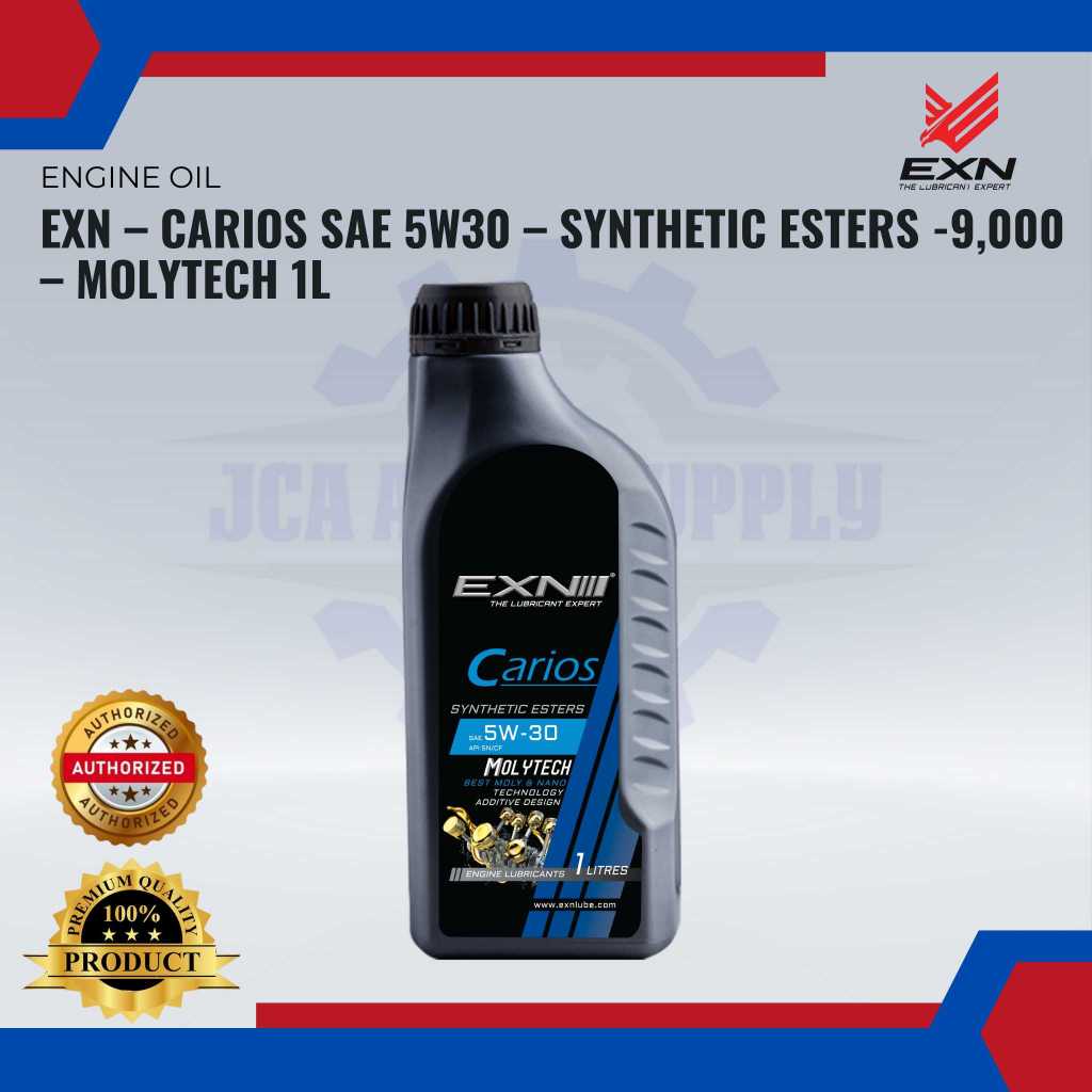 EXN Carios Sae 5W30 – Esters สังเคราะห์ -9,000 – Molytech 1L