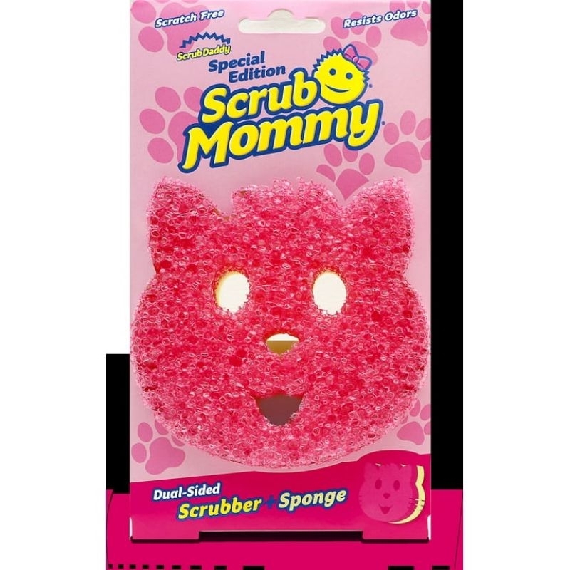 Scrub Mommy เครื่องขัดทําความสะอาดอเนกประสงค์และฟองน้ํารูปแมวรุ่นพิเศษ