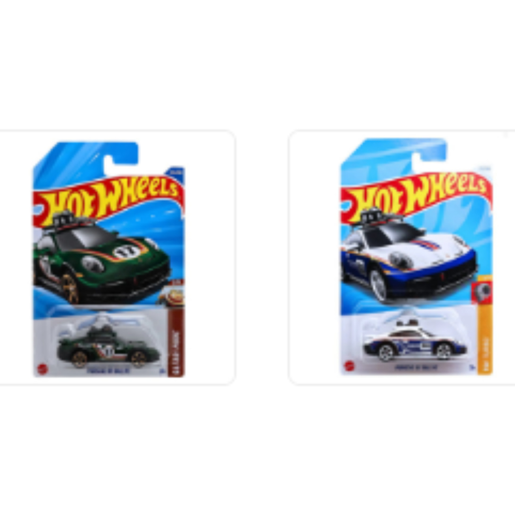 Hot Wheels Porsche 911 Rallye Series สําหรับคอลเลกชันและ